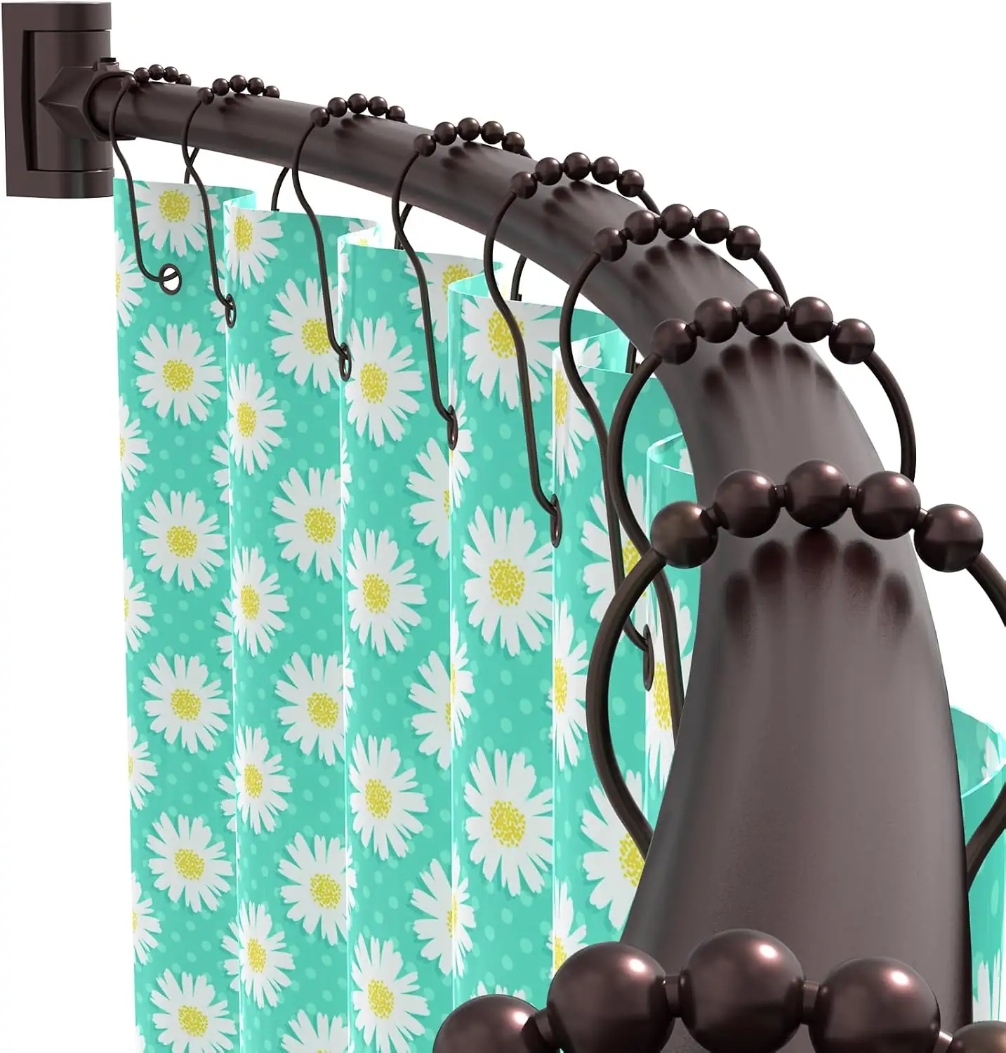 Curved Shower Curtain Rod For… — Photo 1