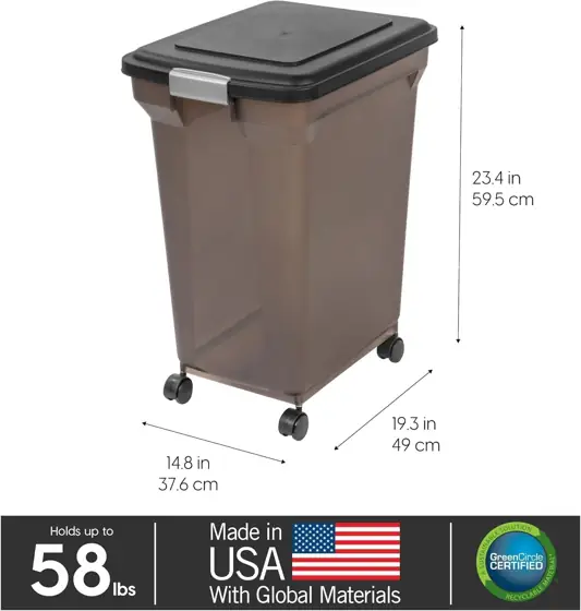 IRIS USA Dog Food Storage… — Photo 3