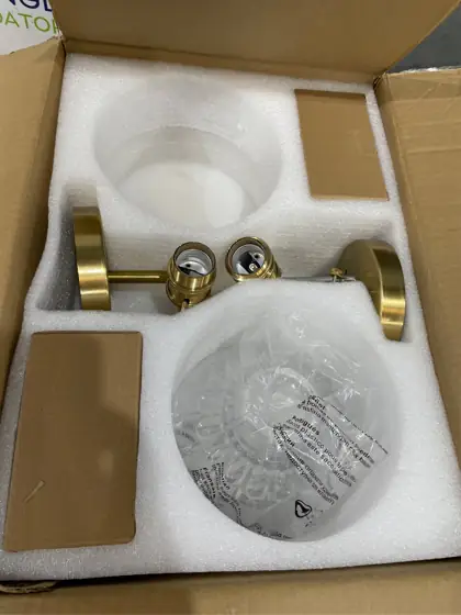 Vintage Battery Wall Sconces, Set… — Photo 4
