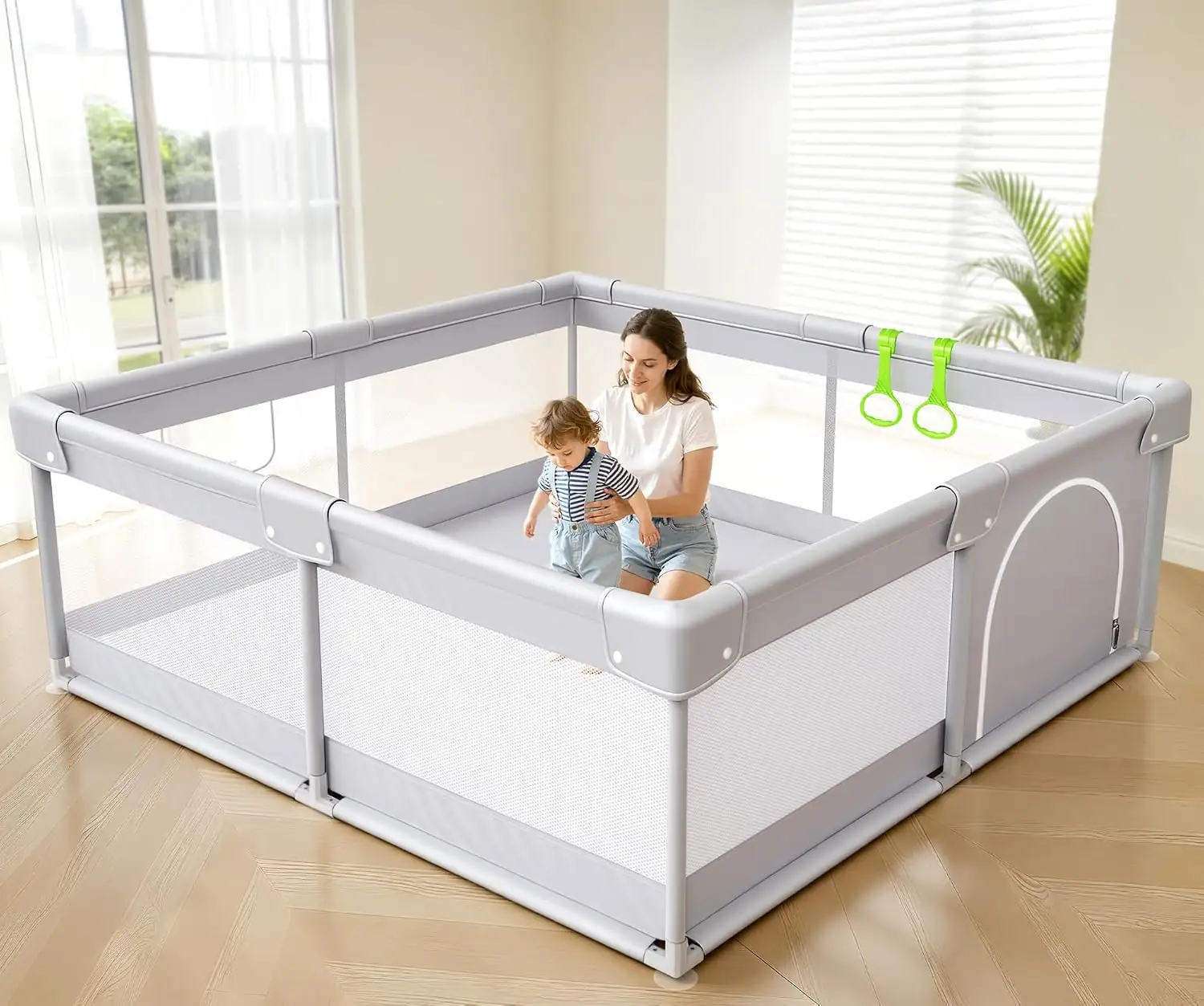 Fodoss Baby Playpen, 47 47in… — Photo 1