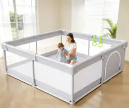 Fodoss Baby Playpen, 47 47in… — Photo 1