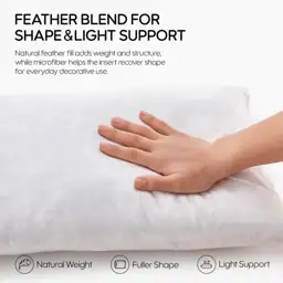 Feather Throw Pillow Inserts Set… — Photo 2