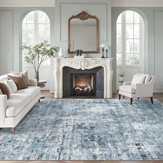 Soalmost Abstract Rug 8x10 Large… — Photo 1