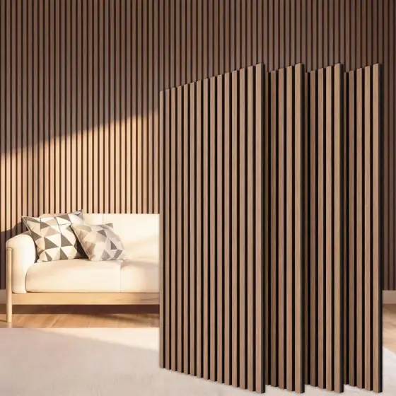 TONOR Wood Slatwall Panels, 4… — Photo 1