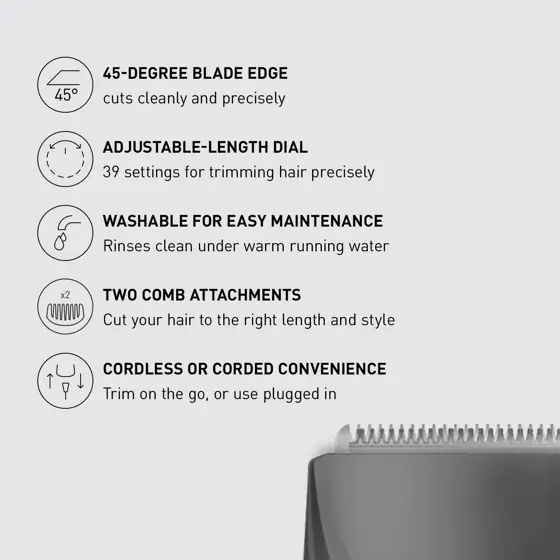 Panasonic ER-GC63-H Hair Clippers with… — Photo 2
