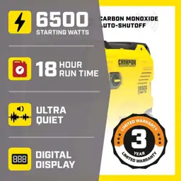 6500-Watt Dual-Fuel Recoil-Start Inverter Portable… — Photo 2