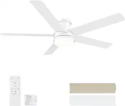 52 Inch White Flush Mount… — Photo 1