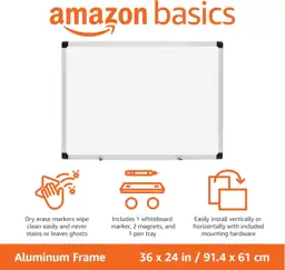 Amazon Basics Magnetic Dry Erase… — Photo 2