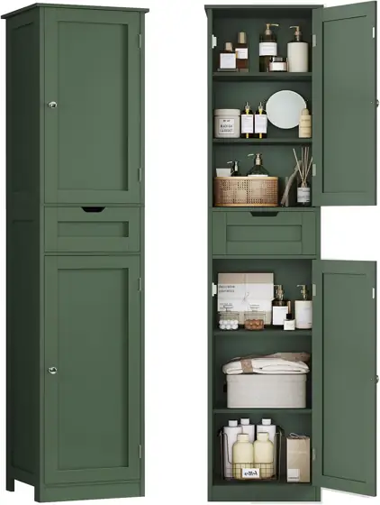 TEENFON Tall Bathroom Cabinet, 2… — Photo 1