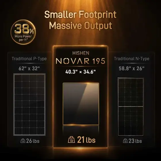 195 Watt Solar Panels, N-Type… — Photo 3