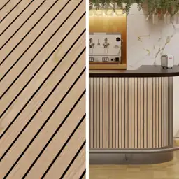 Natural Oak Slat Acoustic Panels… — Photo 2