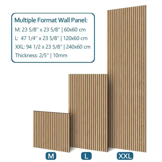 Natural Oak Slat Acoustic Panels… — Photo 3