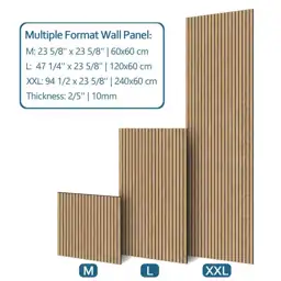 Natural Oak Slat Acoustic Panels… — Photo 3