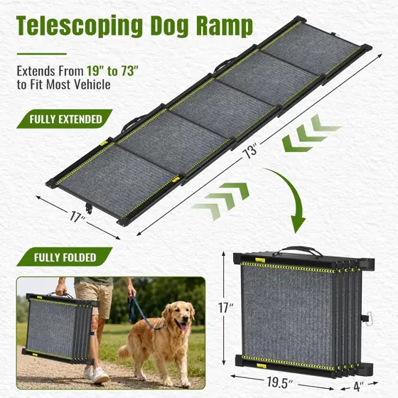 Dog Ramp for Car 73"… — Photo 2