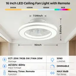 SunRider 16' Ceiling Fans with… — Photo 2