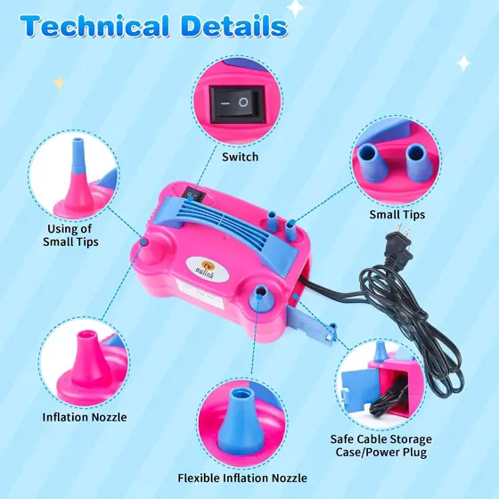 Electric Balloon Pump Balloon Blower… — Photo 3