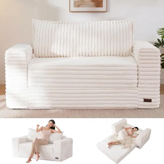 MAXYOYO Convertible Sofa Bed, Pull-Out… — Photo 1