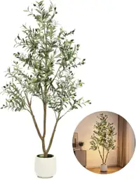 6FT Artificial Olive Tree with… — Photo 1