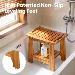 NNN 18" Standard Teak Shower… — Photo 3