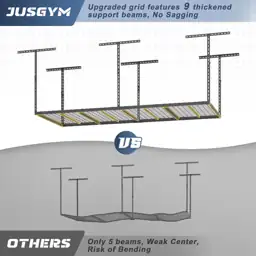 3X8FT Overhead Garage Storage Rack… — Photo 3