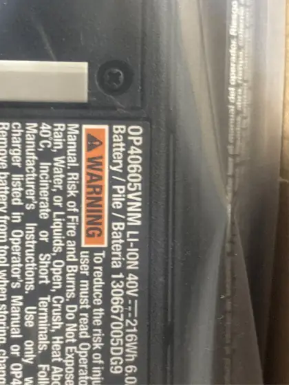 RYOBI 40V HP Brushless 21… — Photo 12