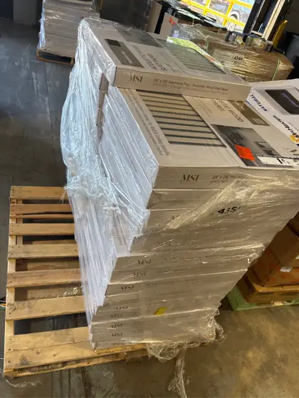 Gray Wood Slat Acoustic Panels… — Photo 4