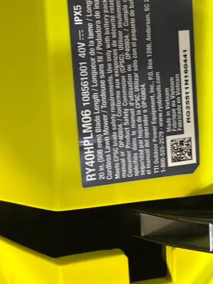 RYOBI 40V HP Brushless 20in… — Photo 10