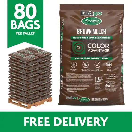Brown Mulch Pallet 120 cu… — Photo 1