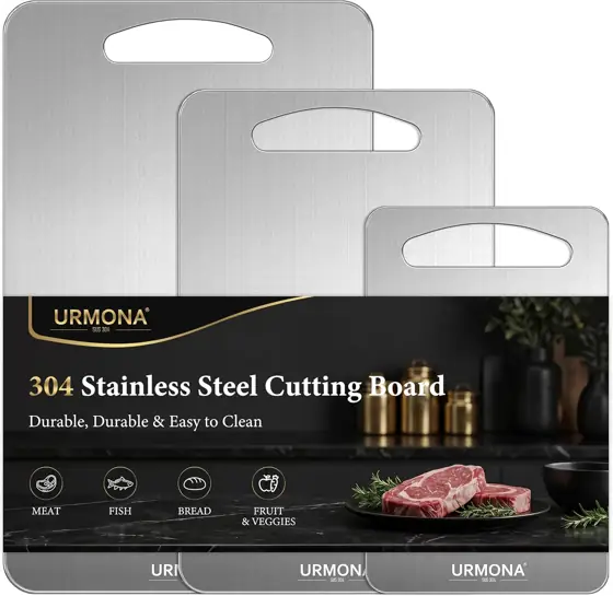 URMONA 3 PCS Stainless Steel… — Photo 1