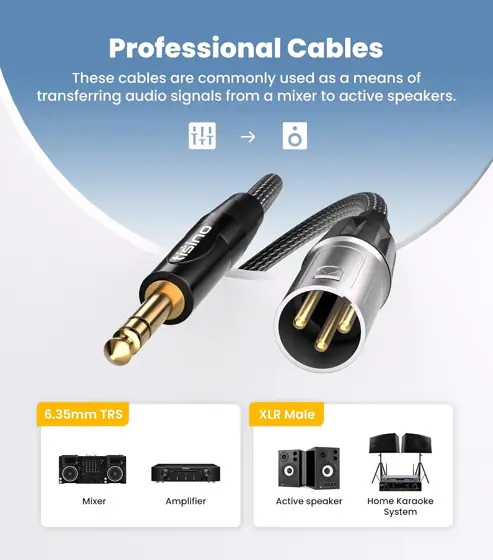 Tisino XLR Male to 1/4"… — Photo 3