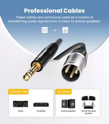 Tisino XLR Male to 1/4"… — Photo 3