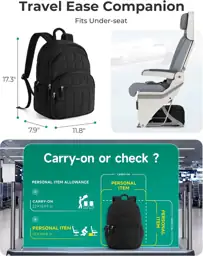 BAGSMART Travel Backpack for Women,… — Photo 2