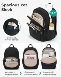 BAGSMART Travel Backpack for Women,… — Photo 3