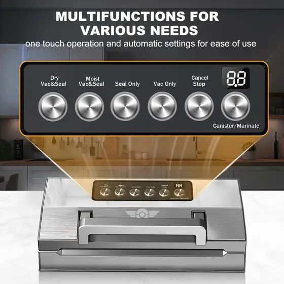 POWOT Precision Vacuum Sealer, Fully… — Photo 2