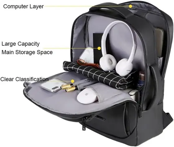 Laptop Backpack, Anti-Theft Business USB… — Photo 3