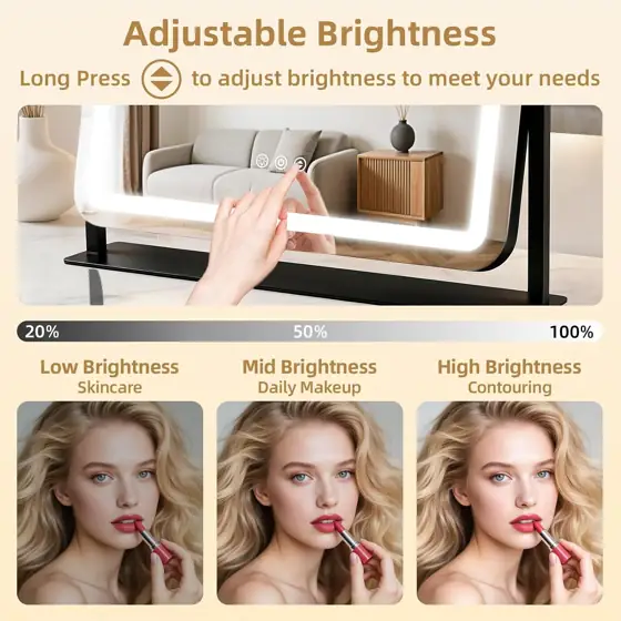 Vanity Mirror with Lights 22x17,… — Photo 3