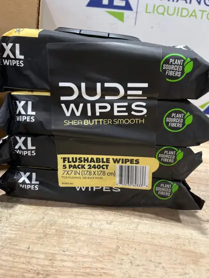 DUDE Flushable Wipes, Extra Large… — Photo 5