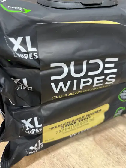 DUDE Flushable Wipes, Extra Large… — Photo 6