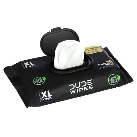 DUDE Flushable Wipes, Extra Large… — Photo 2