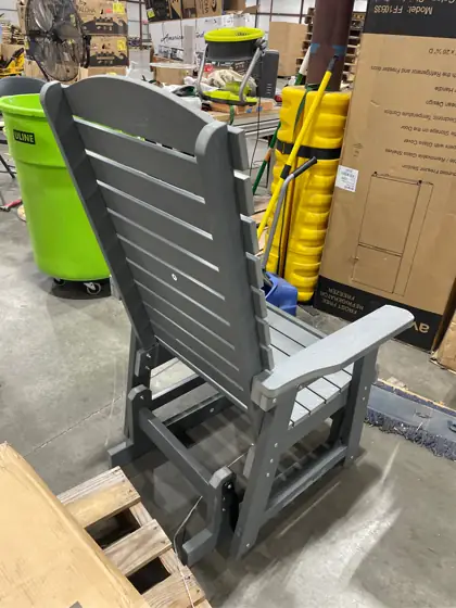 Poly Lumber Outdoor Glider with… — Photo 7