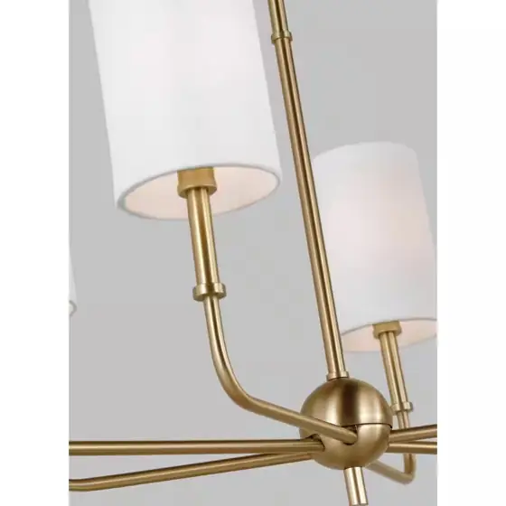 Foxdale 6-Light Satin Brass Linear… — Photo 3