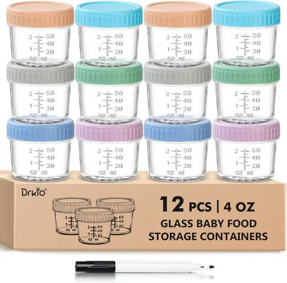 DRKIO 12 pcs Baby Food… — Photo 1