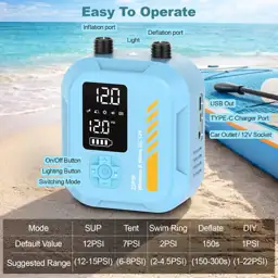 Electric Paddle Board Pump, 22… — Photo 4