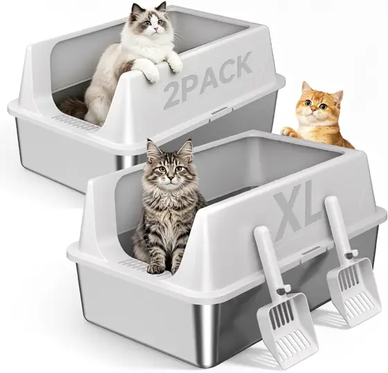2 Pack XL Stainless Steel… — Photo 1