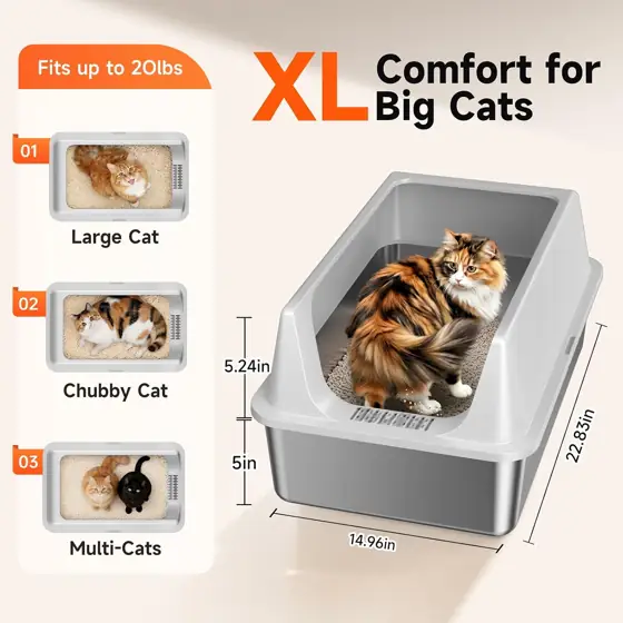 2 Pack XL Stainless Steel… — Photo 2