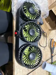 Portable 3-Head Car Cooling Fan… — Photo 6