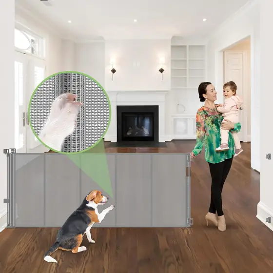 96 Inch Wide Reinforced Retractable… — Photo 1