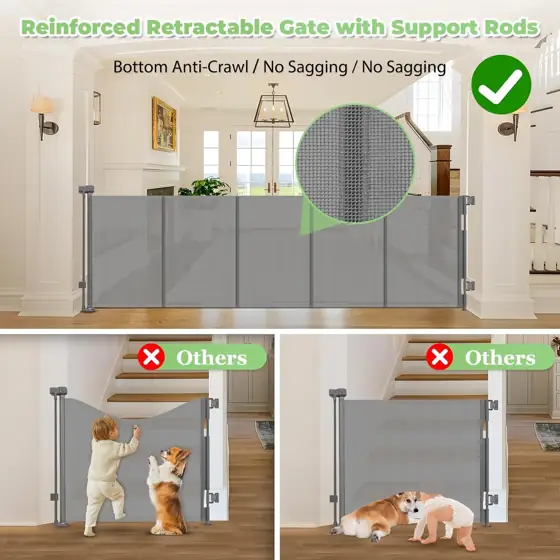 96 Inch Wide Reinforced Retractable… — Photo 2