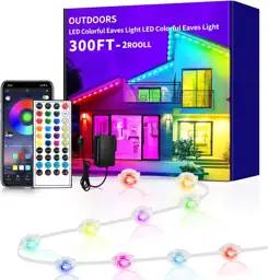 Yocrostar 300ft Outdoor RGB Eaves… — Photo 1