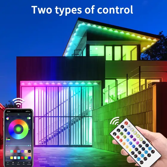 Yocrostar 300ft Outdoor RGB Eaves… — Photo 2
